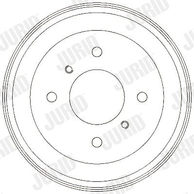  329266J JURID Тормозной барабан