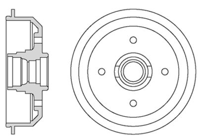  VBD607 MOTAQUIP Тормозной барабан