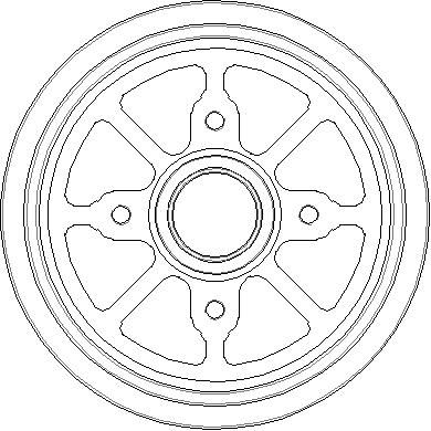  NDR310 NATIONAL Тормозной барабан