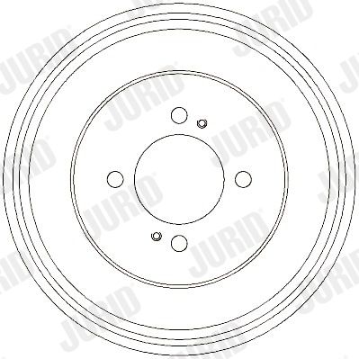  329325J JURID Тормозной барабан