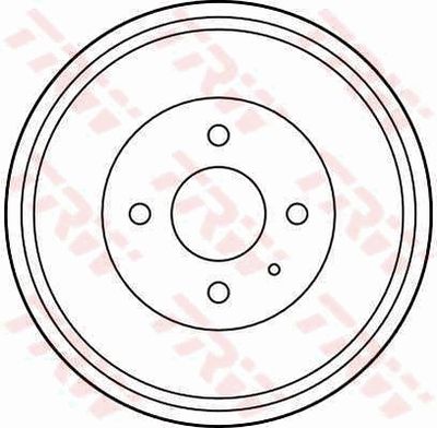  DB4248 TRW Тормозной барабан
