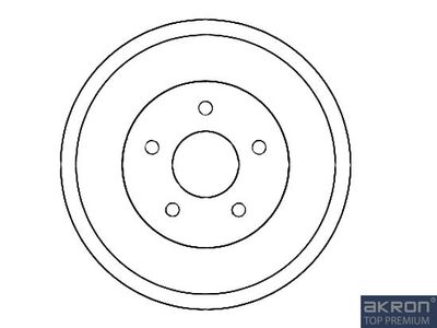  1120031 AKRON-MALÒ Тормозной барабан