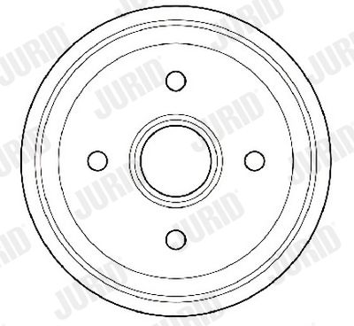  329158J JURID Тормозной барабан
