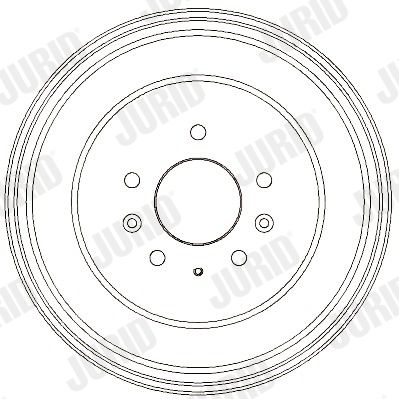  329323J JURID Тормозной барабан