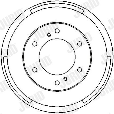  329039J JURID Тормозной барабан