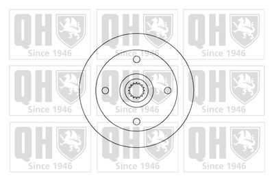  BDR241 QUINTON HAZELL Тормозной барабан