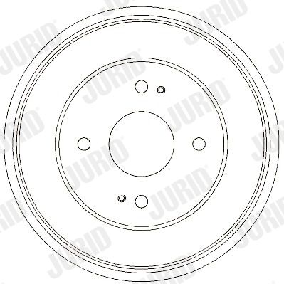  329318J JURID Тормозной барабан
