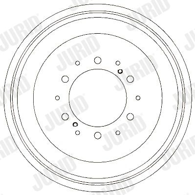  329272J JURID Тормозной барабан