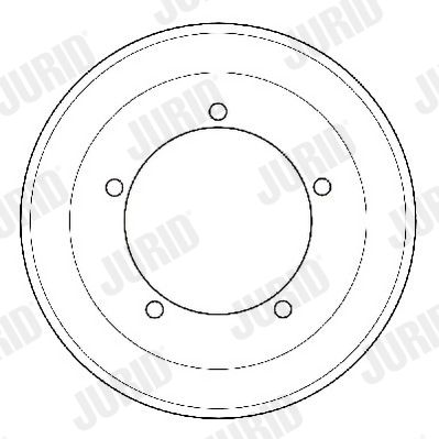  329192J JURID Тормозной барабан