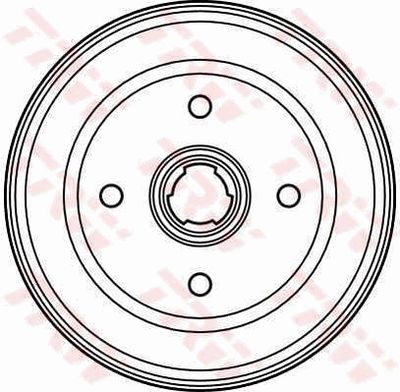  DB4030 TRW Тормозной барабан