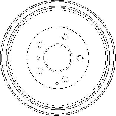  NDR308 NATIONAL Тормозной барабан