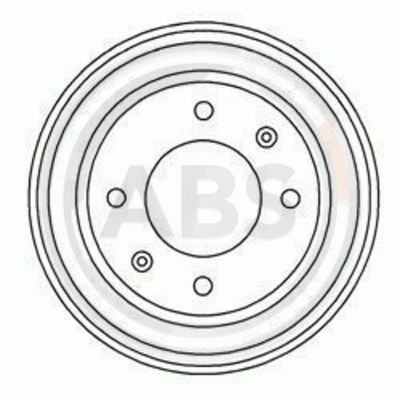  5253S A.B.S.Тормозной барабан