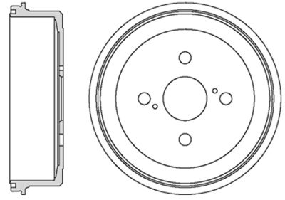  VBE692 MOTAQUIP Тормозной барабан