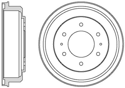  VBE638 MOTAQUIP Тормозной барабан